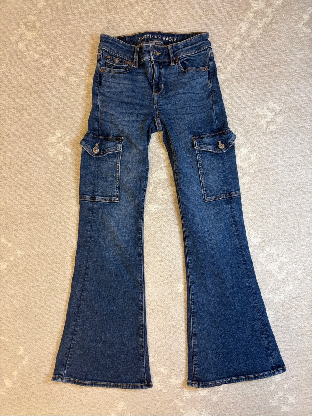 Low rise flared jeans from American eagle